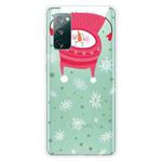 For Samsung Galaxy S20 FE Trendy Cute Christmas Patterned Case Clear TPU Cover Phone Cases(Hang Snowman)