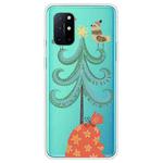 For OnePlus 8T Trendy Cute Christmas Patterned Case Clear TPU Cover Phone Cases(Big Christmas Tree)