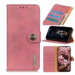 For Xiaomi Mi 10T Pro 5G KHAZNEH Cowhide Texture Horizontal Flip Leather Case with Holder & Card Slots & Wallet(Pink)