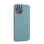 For iPhone 12 mini BV Woven All-inclusive Shockproof Case (Light Blue)
