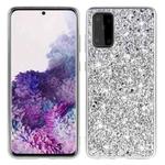 For Samsung Galaxy S20 FE Glitter Powder Shockproof TPU Protective Case(Silver)
