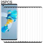 For Huawei Mate Mate 40 / Mate 40E 5G / Mate 40E 4G 25 PCS 9H 3D HD Curved Edge Tempered Glass Film