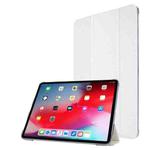 Silk Texture Horizontal Flip Magnetic PU Leather Case with Three-folding Holder & Sleep / Wake-up Function For iPad Air 2022 / 2020 10.9(White)