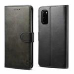 For Galaxy S20 FE GUSSIM Business Style Horizontal Flip Leather Case with Holder & Card Slots & Wallet(Black)