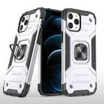 For iPhone 12 Pro Max Magnetic Armor Shockproof TPU + PC Case with Metal Ring Holder