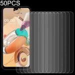 For LG K41S 50 PCS 0.26mm 9H 2.5D Tempered Glass Film