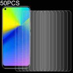 For OPPO Realme 7i 50 PCS 0.26mm 9H 2.5D Tempered Glass Film