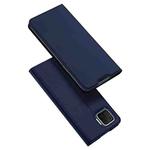 For OPPO F17 / A73 DUX DUCIS Skin Pro Series Horizontal Flip PU + TPU Leather Case with Holder & Card Slots(Blue)