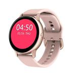 DT88 Pro 1.2 inch HD Screen Smart Watch, IP67 Waterproof, Support Music Control / GPS / Heart Rate Monitor / Sleep Monitor / Blood Pressure Monitoring, Watchband:Silicone Strap(Rose Gold)