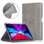 Marble Cloth Texture Horizontal Flip TPU + PU Leather Case with Holder & Card Slot & Sleep / Wake-up Function For iPad Air 2022 / 2020 10.9(Dark Grey)