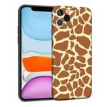 For iPhone 11 Precision Hole Shockproof Protective Case (Giraffe)