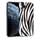 For iPhone 11 Pro Precision Hole Shockproof Protective Case (Zebra)