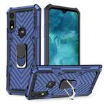 For Motorola Moto E7 / E (2020) Cool Armor PC + TPU Shockproof Case with 360 Degree Rotation Ring Holder(Blue)
