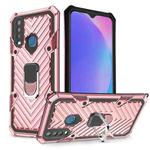 For Vivo Y17 Cool Armor PC + TPU Shockproof Case with 360 Degree Rotation Ring Holder(Rose Gold)