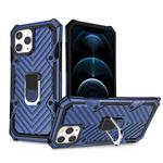 Cool Armor PC + TPU Shockproof Case with 360 Degree Rotation Ring Holder For iPhone 12 Pro Max(Blue)