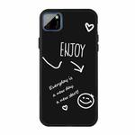 For Huawei Y5p (2020) Enjoy Smiley Heart Pattern Shockproof TPU Case(Black)