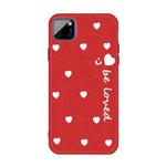 For Huawei Y5p (2020) Enjoy Smiley Heart Pattern Shockproof TPU Case(Red)