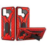 For OPPO Realme C17 / 7i Shockproof TPU + PC Protective Case with Holder(Red)