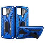 For vivo V20 Pro / S7 Shockproof TPU + PC Protective Case with Holder(Blue)