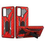 For Samsung Galaxy S20 FE Shockproof TPU + PC Protective Case with Holder(Red)