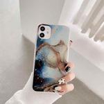 Marble Pattern Sequins TPU Protective Case For iPhone 11 Pro(Dark Blue)