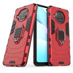 For Xiaomi Mi 10T Lite 5G Shockproof PC + TPU Protective Case with Magnetic Ring Holder(Red)