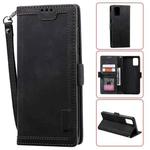 For Samsung Galaxy S20 FE Retro Splicing Horizontal Flip Leather Case with Card Slots & Holder & Wallet(Black)