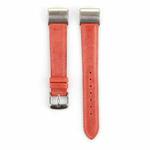 For Fitbit Charge 2 Fresh Style Leather Watch Band(Orange)