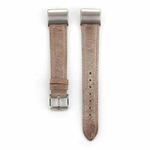 For Fitbit Charge 2 Fresh Style Leather Watch Band(Brown)