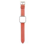 For Fitbit Blaze Fresh Style Leather Watch Band(Orange)
