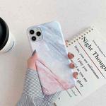 For iPhone 12 mini Marble Pattern TPU Protective Case (Light Pink)