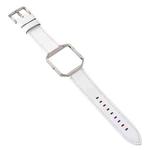 For Fitbit Blaze Calf Leather Watch Band(White)