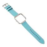 For Fitbit Blaze Calf Leather Watch Band(Sky Blue)