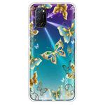 For OPPO A52 / A72 / A92 Colored Drawing Clear TPU Cover Protective Cases(Dorking Butterfly)