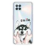 For OPPO F17 / A73 (2020) / Reno4 F Colored Drawing Clear TPU Cover Protective Cases(Pinch Face Dog)