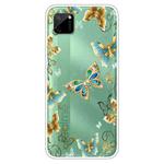For OPPO Realme C11 Colored Drawing Clear TPU Cover Protective Cases(Dorking Butterfly)
