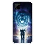For OPPO Realme C11 Colored Drawing Clear TPU Cover Protective Cases(The Lion King)