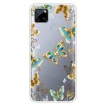For OPPO Realme C12 Colored Drawing Clear TPU Cover Protective Cases(Dorking Butterfly)