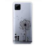 For OPPO Realme C15 Colored Drawing Clear TPU Cover Protective Cases(Dandelion)