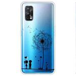 For OPPO Realme X7 Colored Drawing Clear TPU Cover Protective Cases(Dandelion)