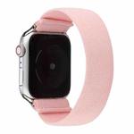 Solid Color Silicone Watch Band For Apple Watch Series 7 41mm / 6 & SE & 5 & 4 40mm / 3 & 2 & 1 38mm(Pink)