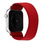 Solid Color Silicone Watch Band For Apple Watch Series 7 41mm / 6 & SE & 5 & 4 40mm / 3 & 2 & 1 38mm(Red)