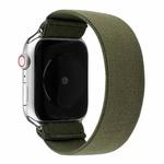 Solid Color Silicone Watch Band For Apple Watch Series 7 41mm / 6 & SE & 5 & 4 40mm / 3 & 2 & 1 38mm(Army Green)