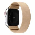 Solid Color Silicone Watch Band For Apple Watch Series 7 41mm / 6 & SE & 5 & 4 40mm / 3 & 2 & 1 38mm(Khaki)