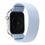 Solid Color Silicone Watch Band For Apple Watch Series 7 41mm / 6 & SE & 5 & 4 40mm / 3 & 2 & 1 38mm(Sky Blue)