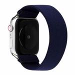 Solid Color Silicone Watch Band For Apple Watch Series 7 45mm / 6 & SE & 5 & 4 44mm / 3 & 2 & 1 42mm(Sapphire Blue)