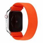 Solid Color Silicone Watch Band For Apple Watch Series 7 45mm / 6 & SE & 5 & 4 44mm / 3 & 2 & 1 42mm(Orange)