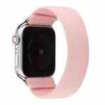 Solid Color Silicone Watch Band For Apple Watch Series 7 45mm / 6 & SE & 5 & 4 44mm / 3 & 2 & 1 42mm(Pink)