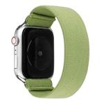 Solid Color Silicone Watch Band For Apple Watch Series 7 45mm / 6 & SE & 5 & 4 44mm / 3 & 2 & 1 42mm(Green)