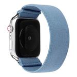 Solid Color Silicone Watch Band For Apple Watch Series 7 45mm / 6 & SE & 5 & 4 44mm / 3 & 2 & 1 42mm(Blue)